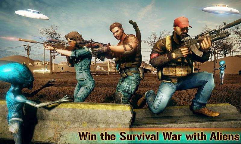 Alien Attack City Battle Game