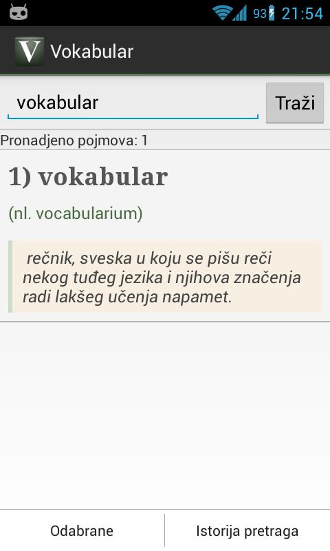 Vokabular