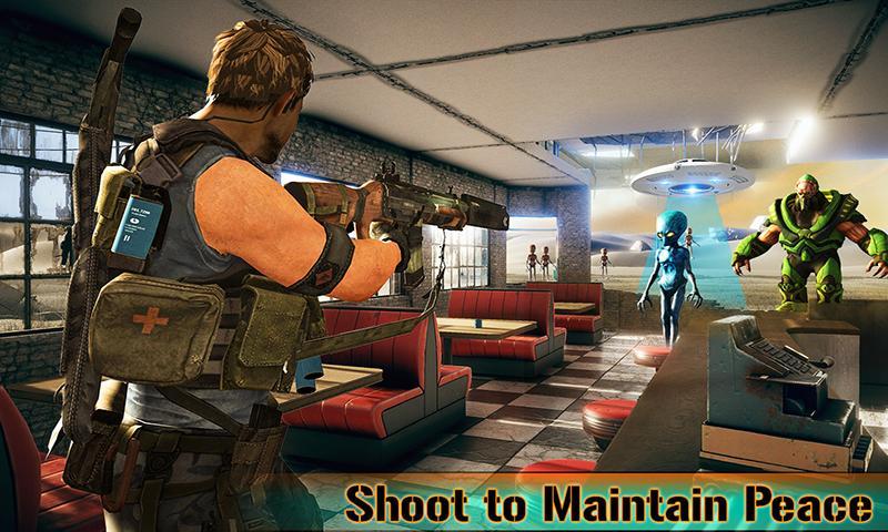 Alien Attack City Battle Game