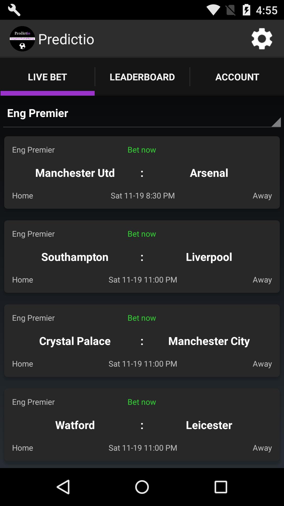 Predictio - Football Predictor