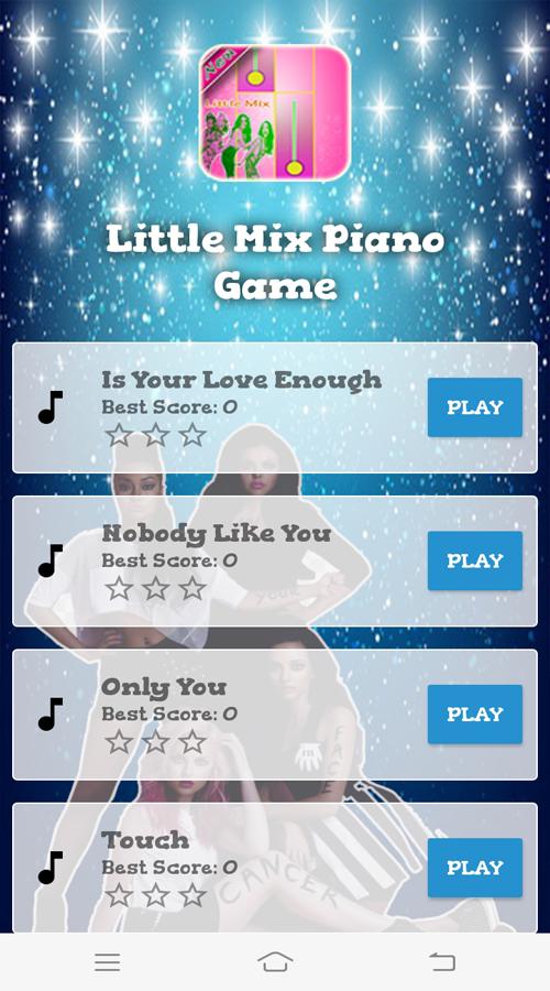 Little Mix Piano Game