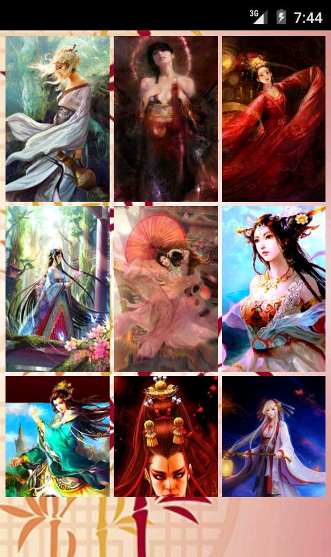 Asian Girls Puzzle Wallpaper