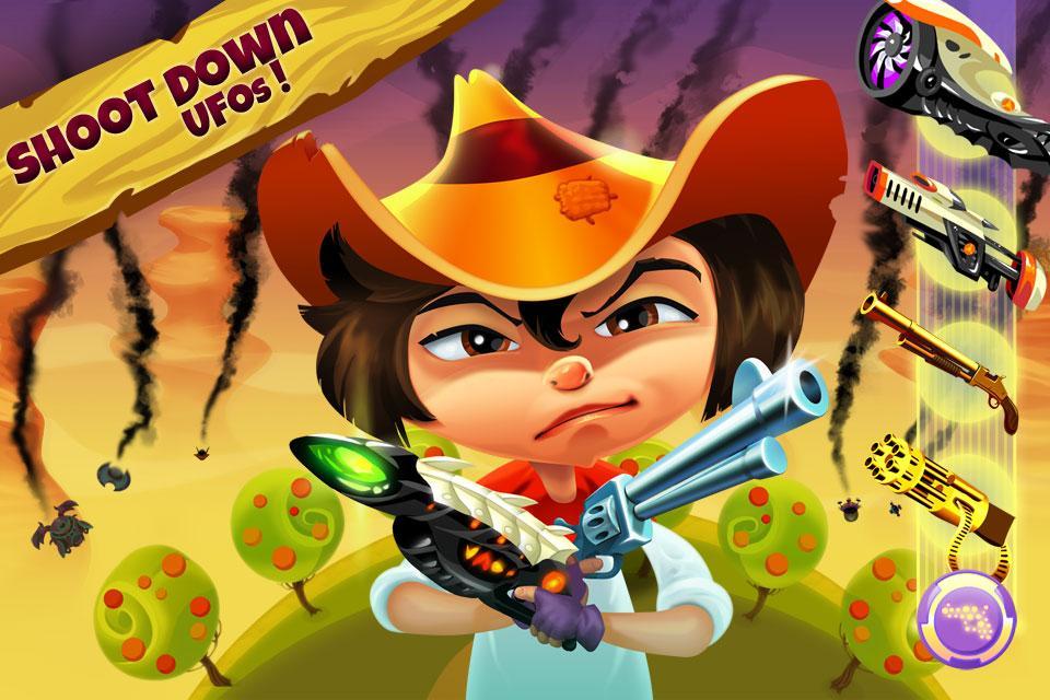 Cowboys vs UFO: Alien shooter