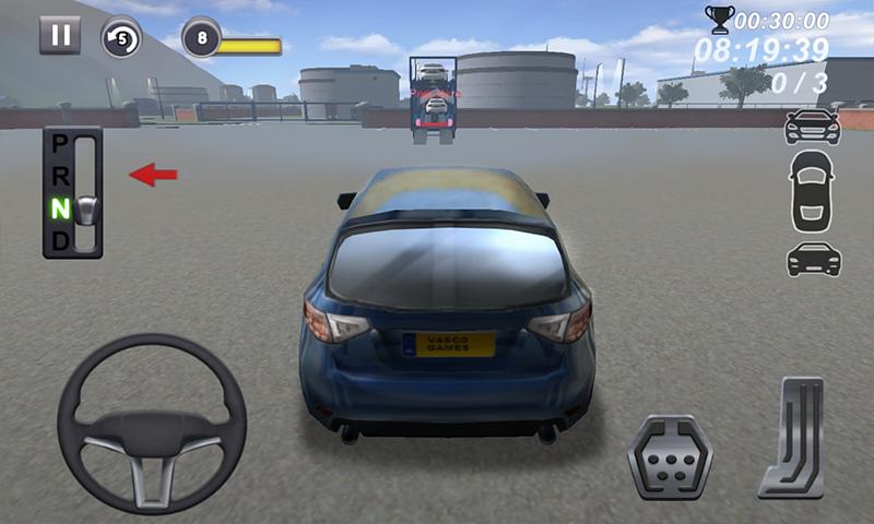 Car Transporter Truck Parking