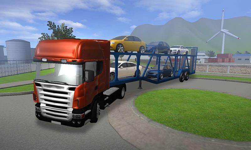 Car Transporter Truck Parking