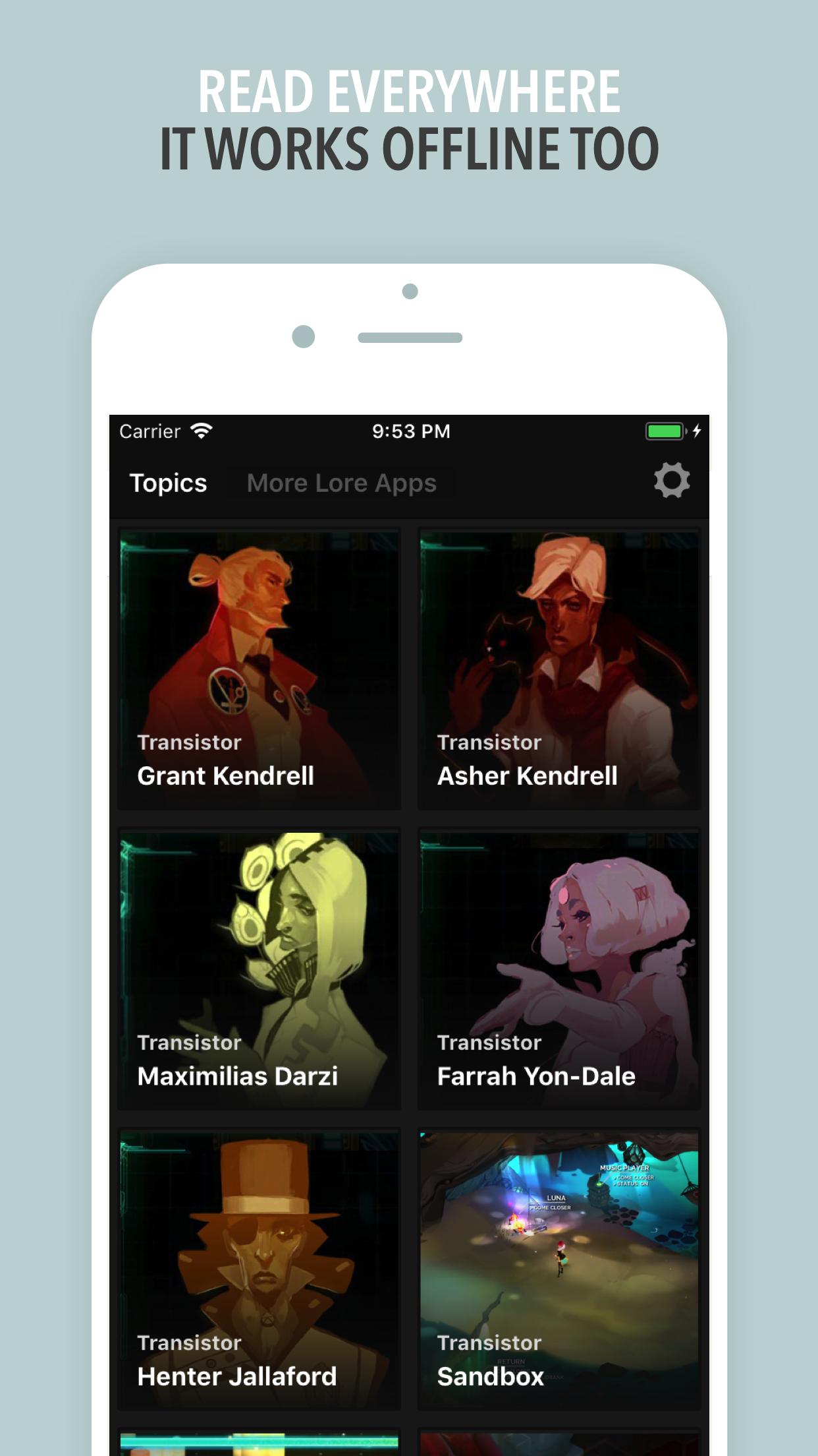 Lore: Transistor Game - Story Guide and Trivia