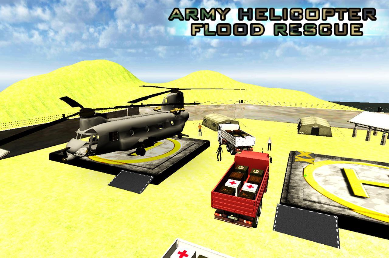 Army Helicopter Flood Rescue