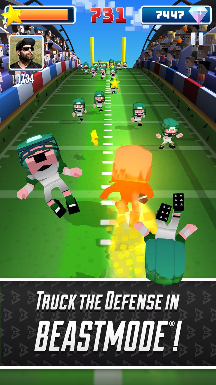 Marshawn Lynch Blocky Football