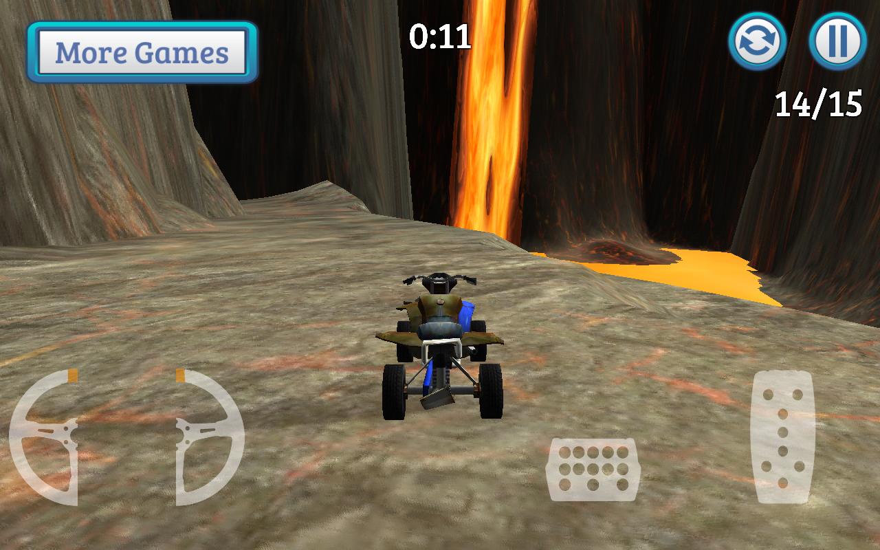 Stunt Racer - Volcano Escape