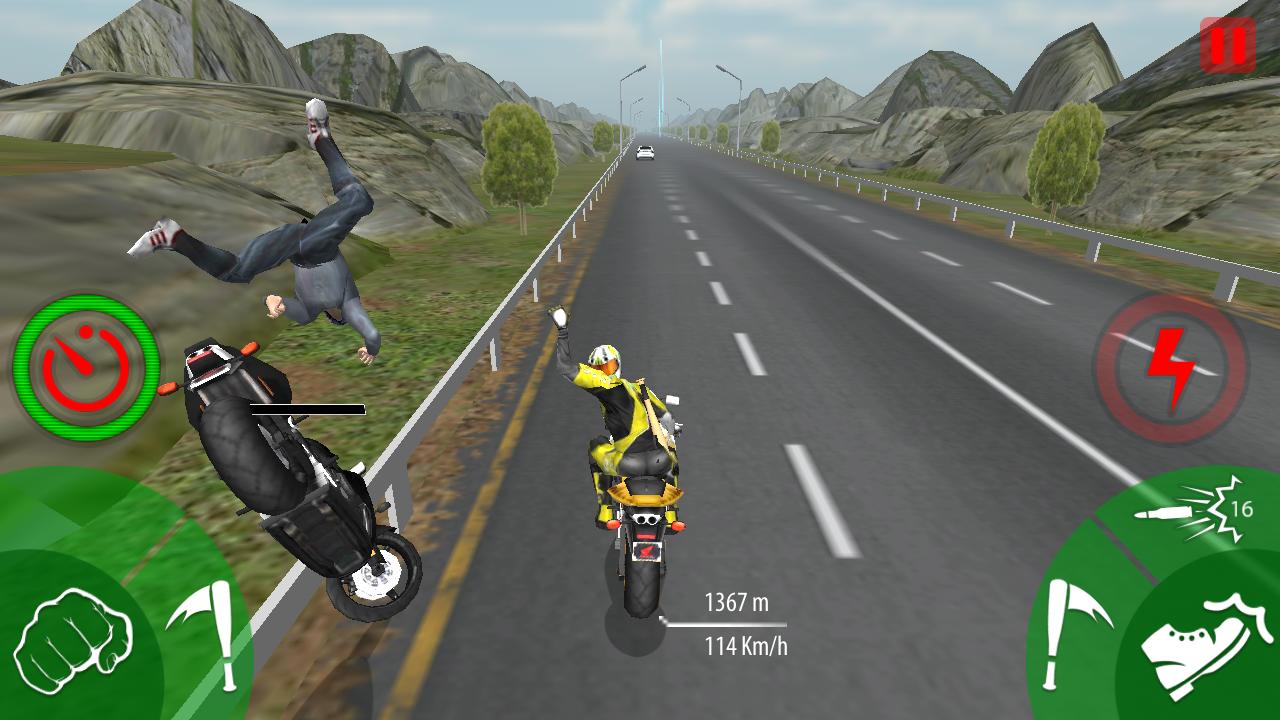 Traffic Moto Bike Attack Race