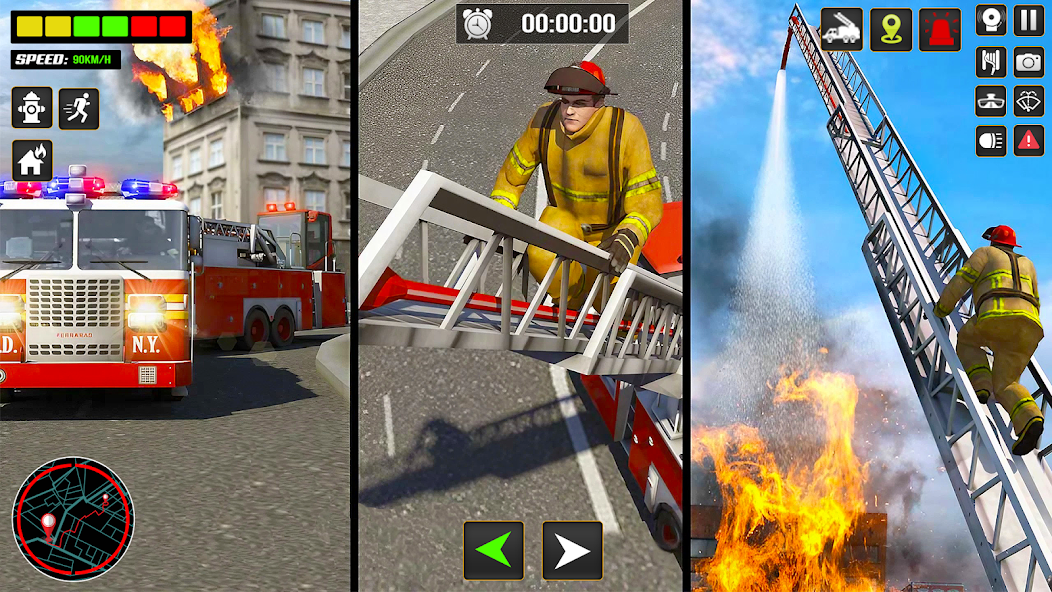 Fire Engine Truck Driving Sim
