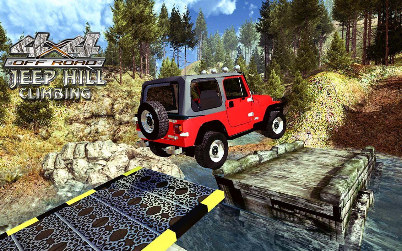 Offroad Jeep Hill Climbing 4x4