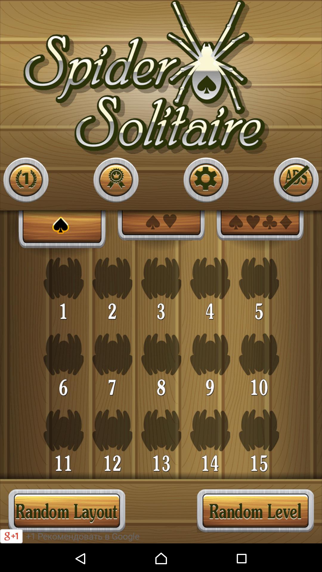 Classic Spider Solitaire Card