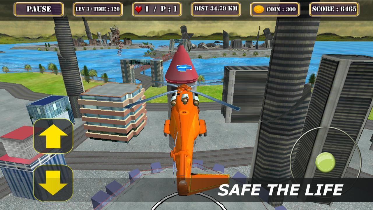 City Helicopter Rescue Sim