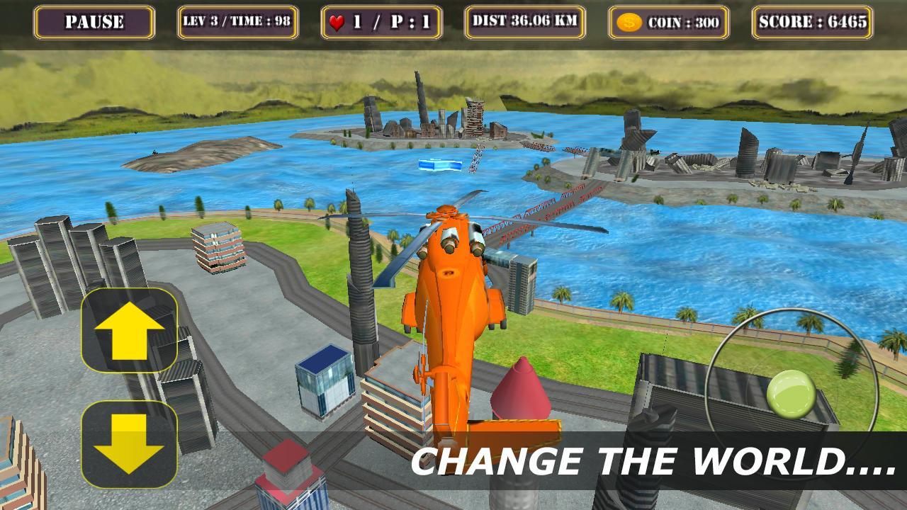 City Helicopter Rescue Sim