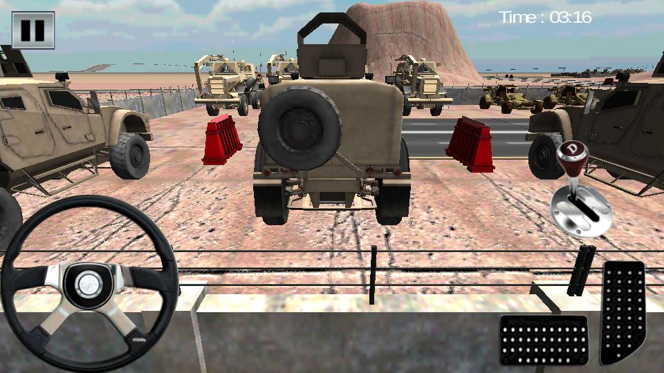 Military Vehicle 3D Parking