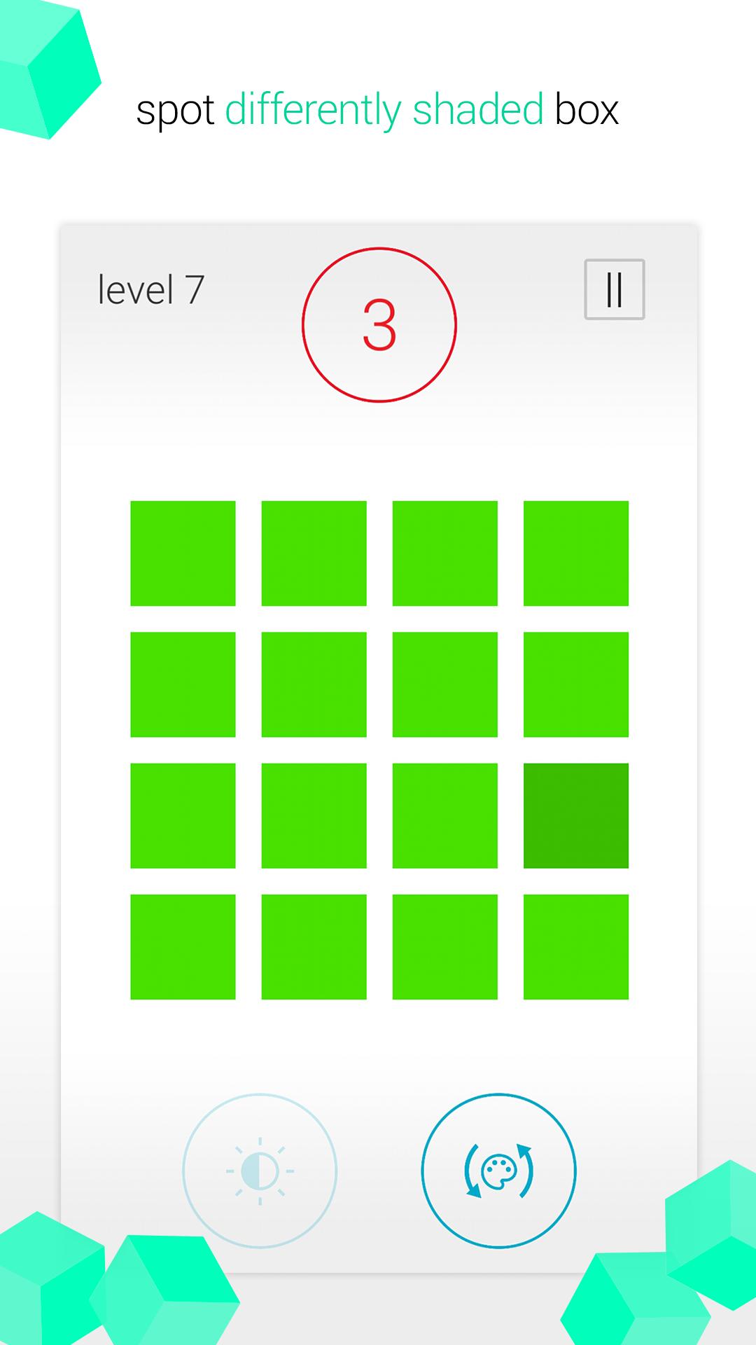 Shades. Color spotter.