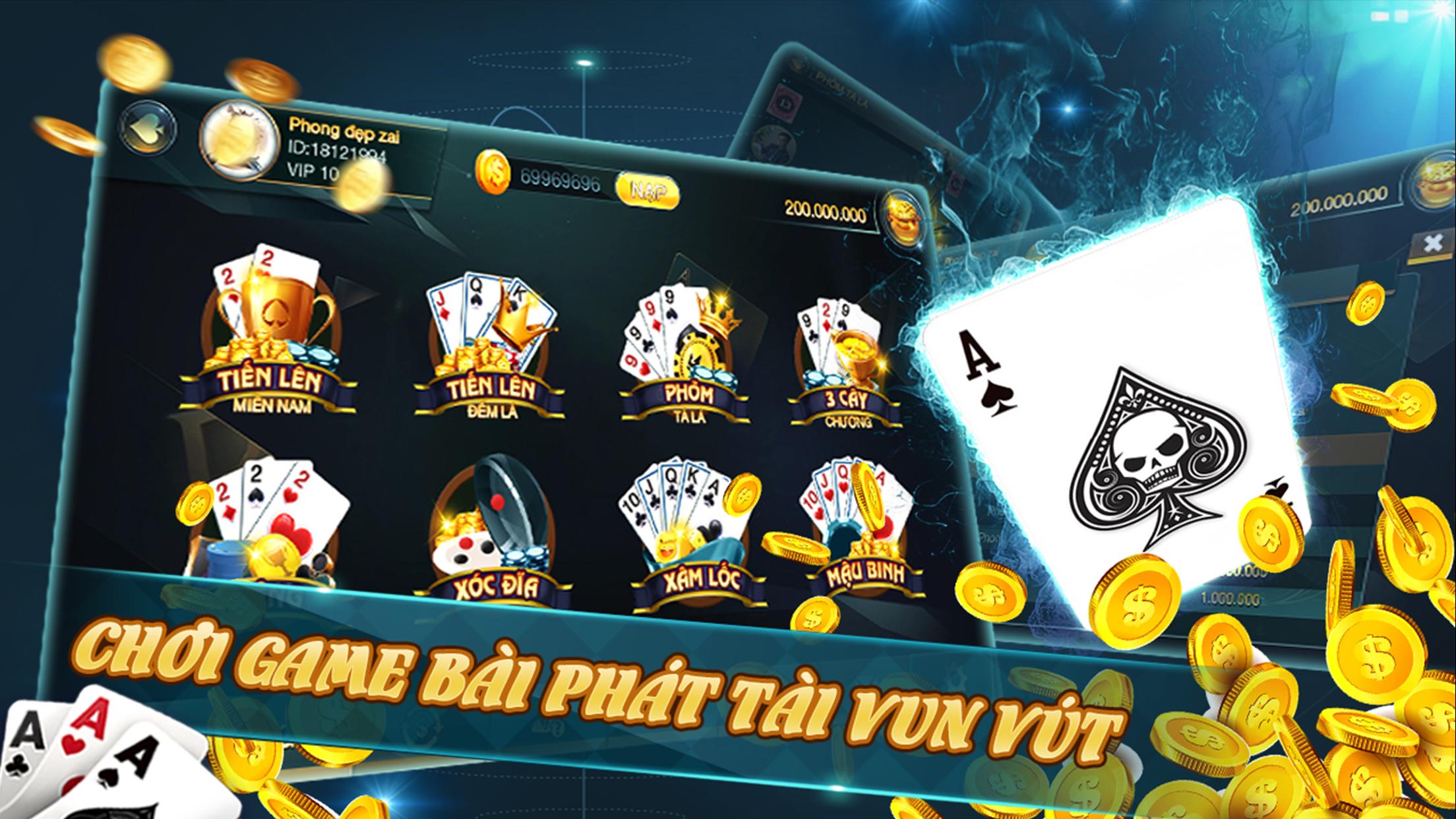 BAI THIEN DIA - GAME DANH BAI DOI THUONG CHAT