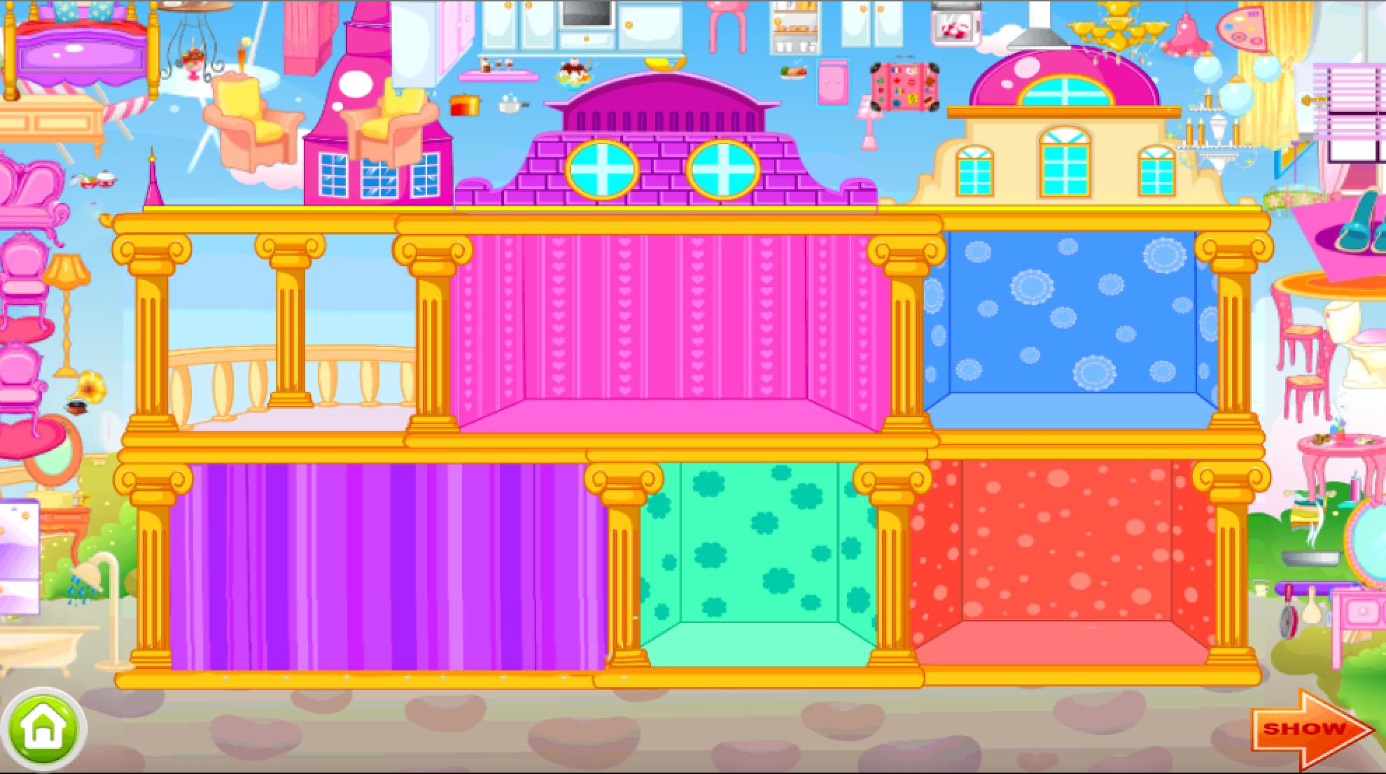 PRINCESS DOLL HOUSE DECORATION