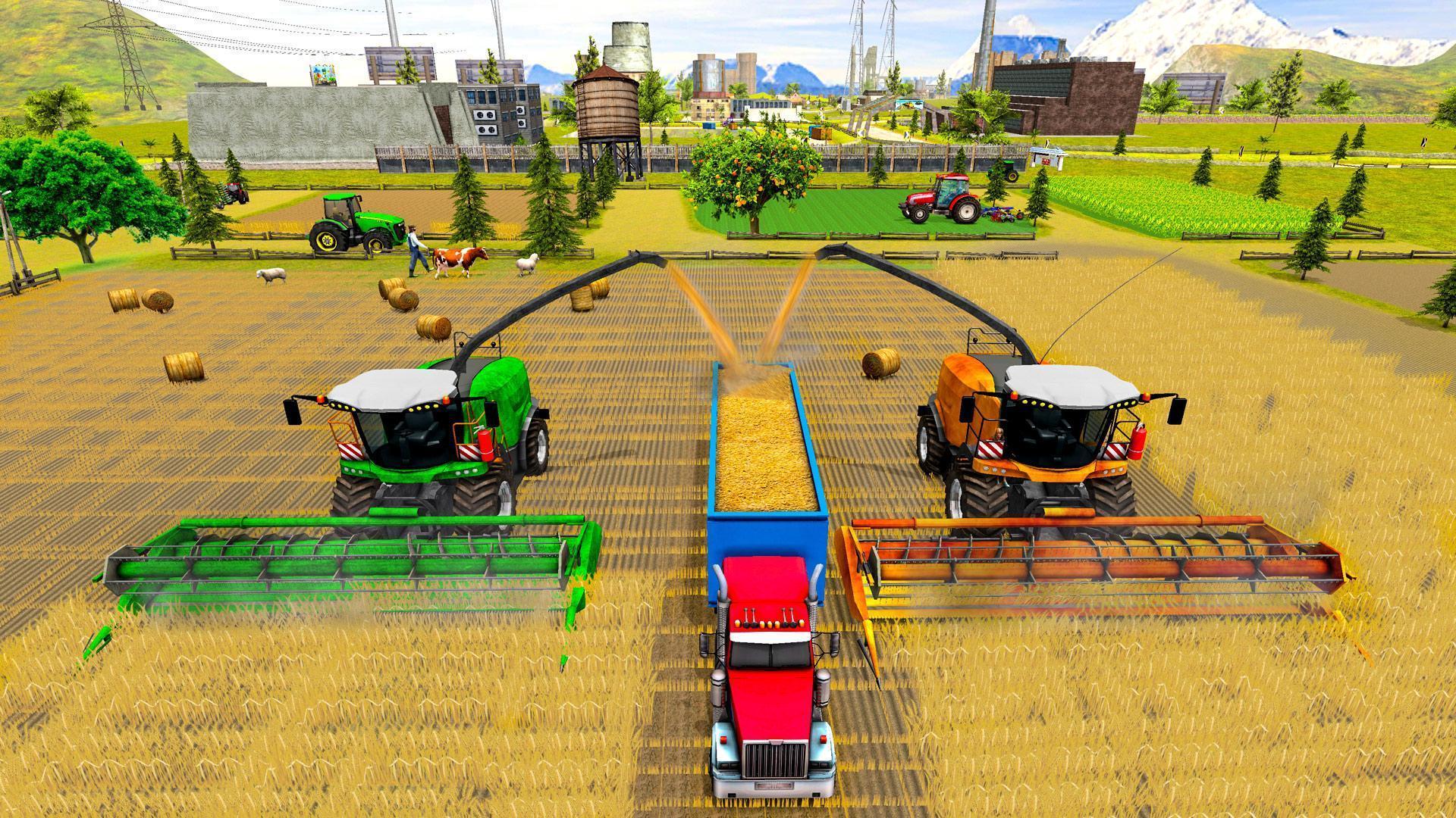 Farmer's Tractor Farming Simulator 2018