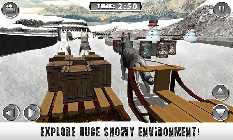Snow Dog Sledding Simulator 3D