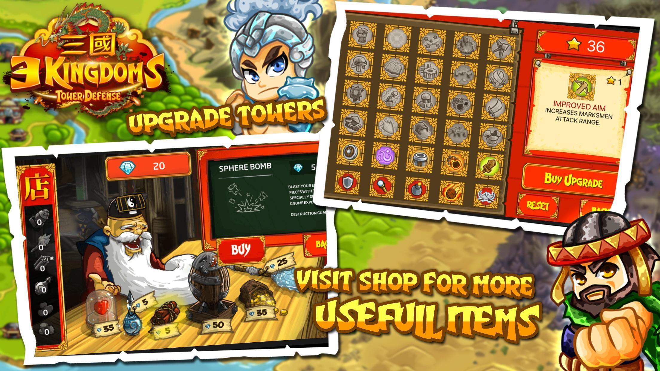 Three Kingdom TD Defense: Han Dynasty Civil War