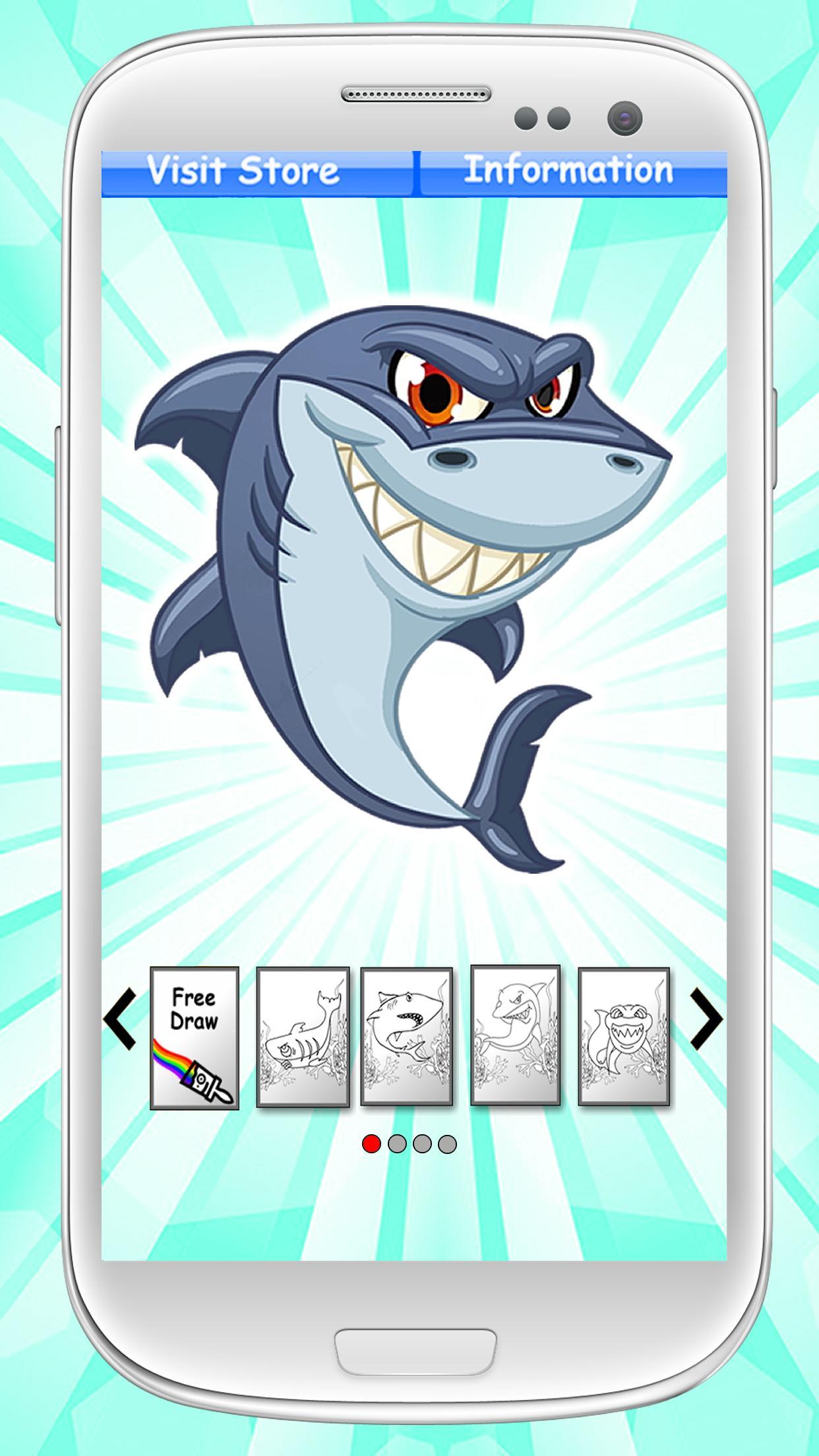 Coloring Book Sharks