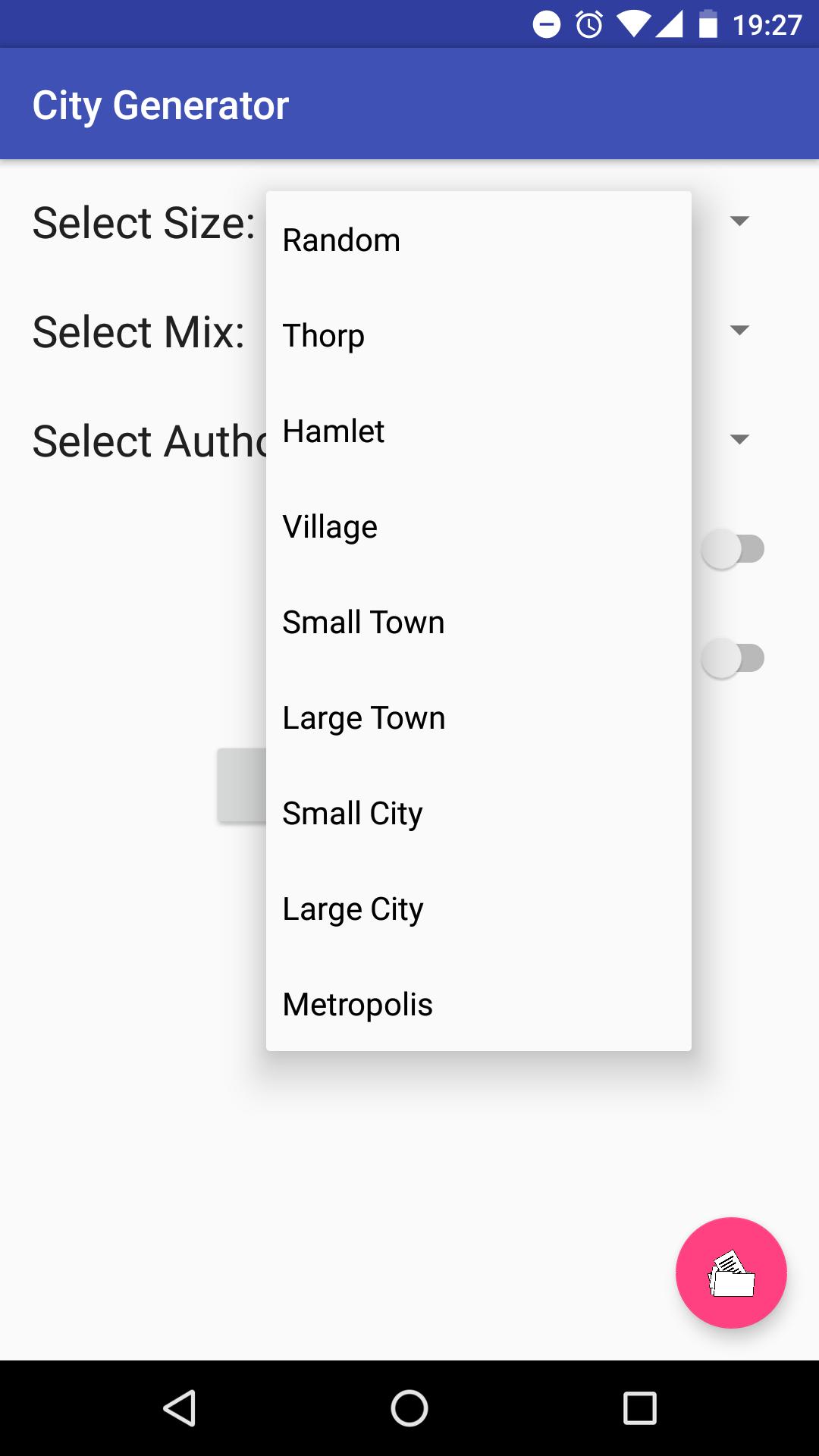3.5 City Generator