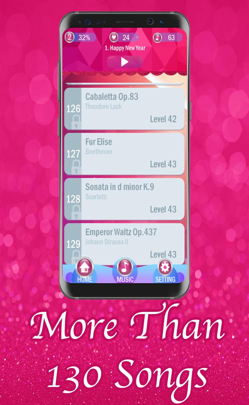 Piano Pink Tiles 3