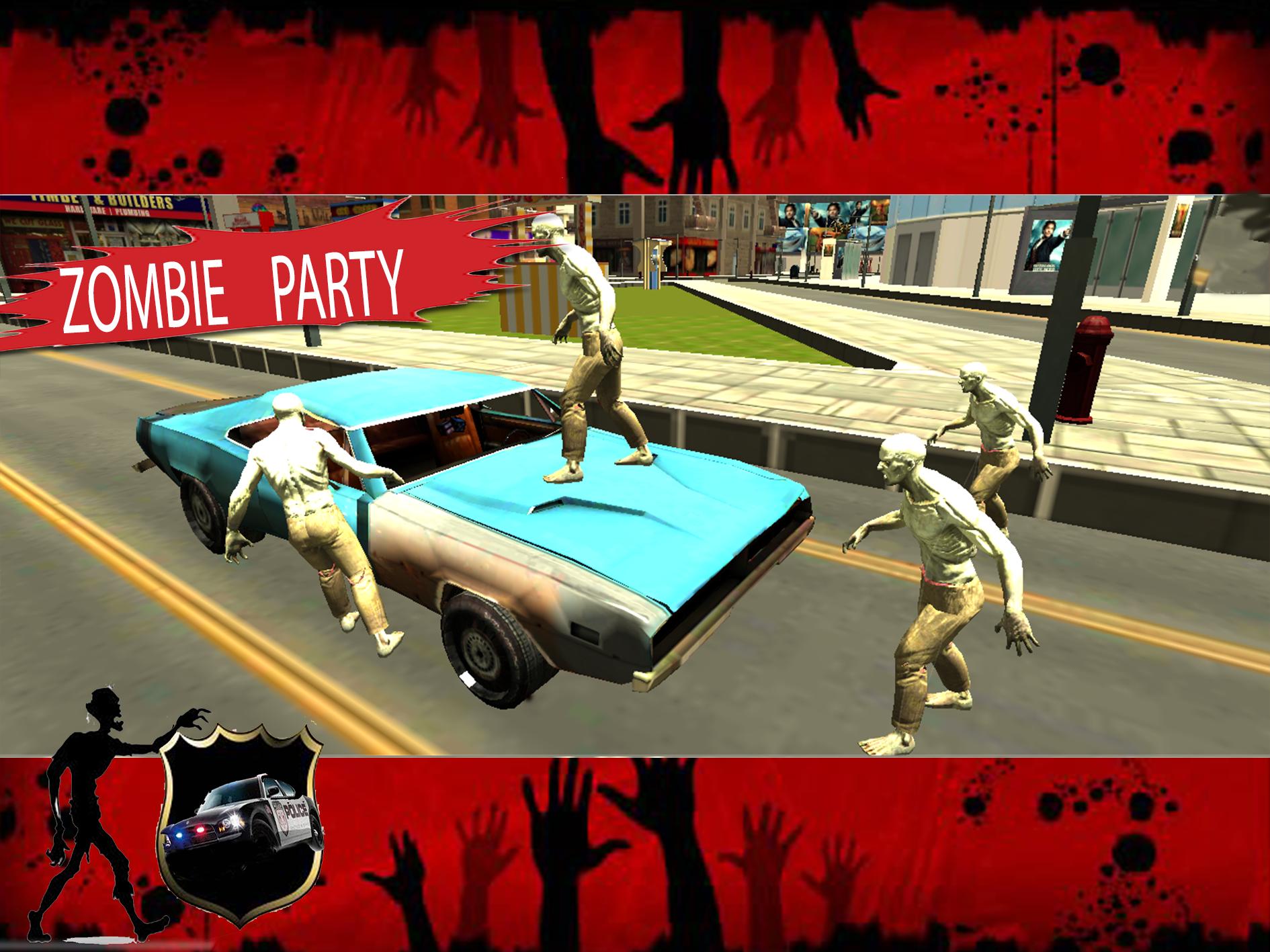 Police Car Chase Vs  Zombie