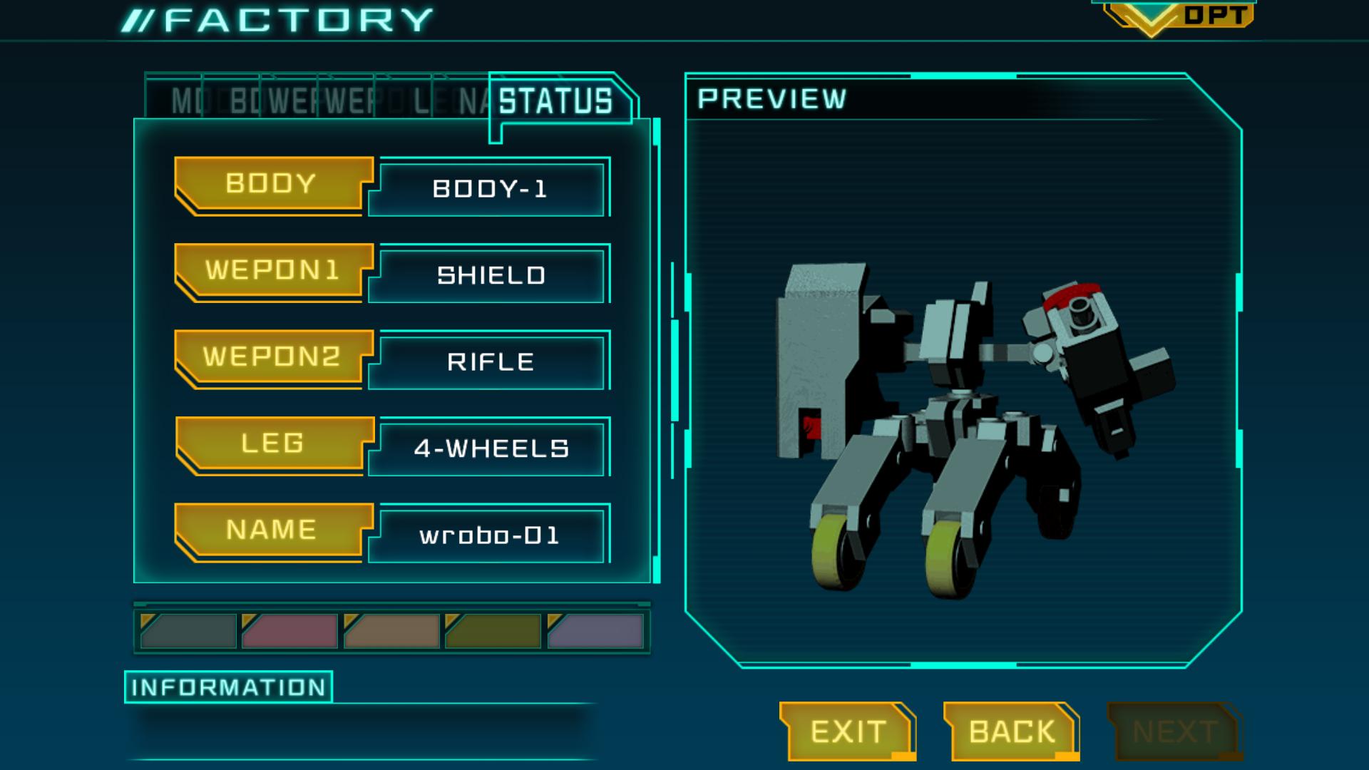 RCR -Robot Construction R-