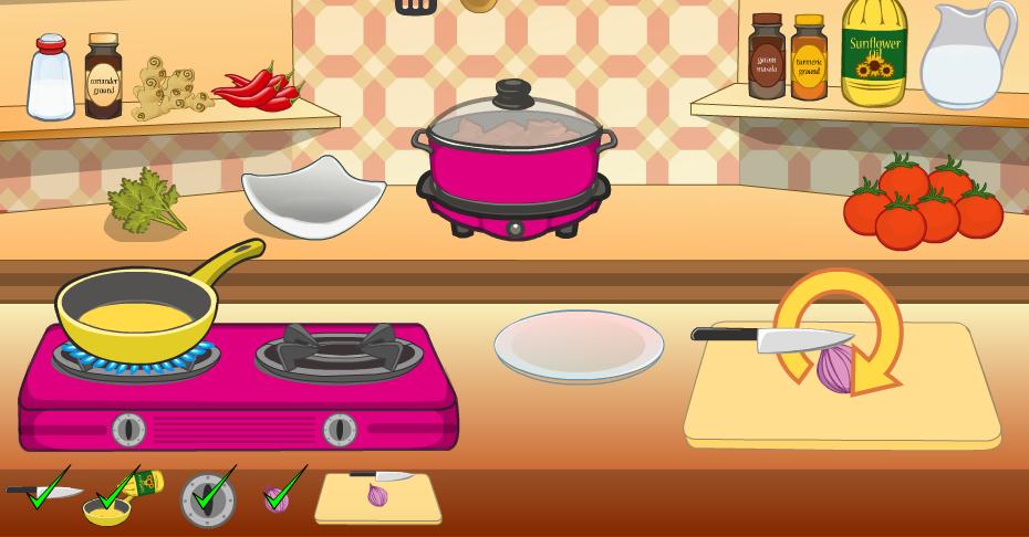 Mama Kitchen Class cook games
