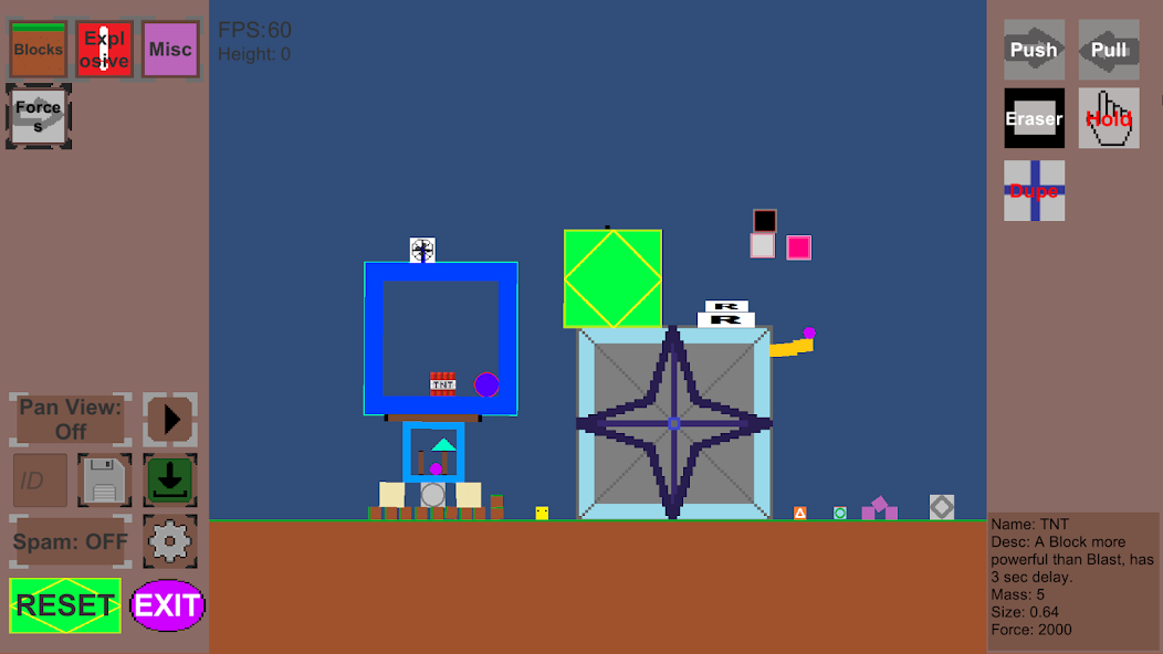 Omega Sandbox 2D