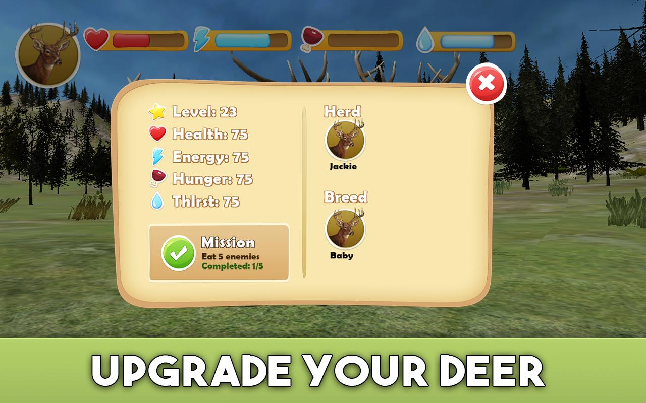 Wild Deer Simulator 3D