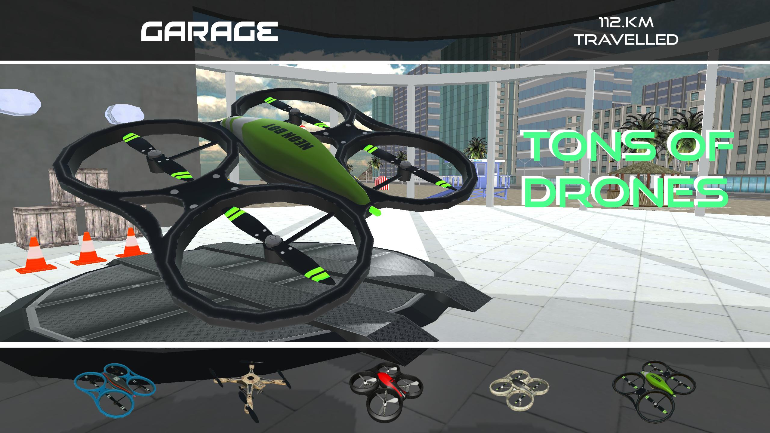 City Drone Flight Simulator