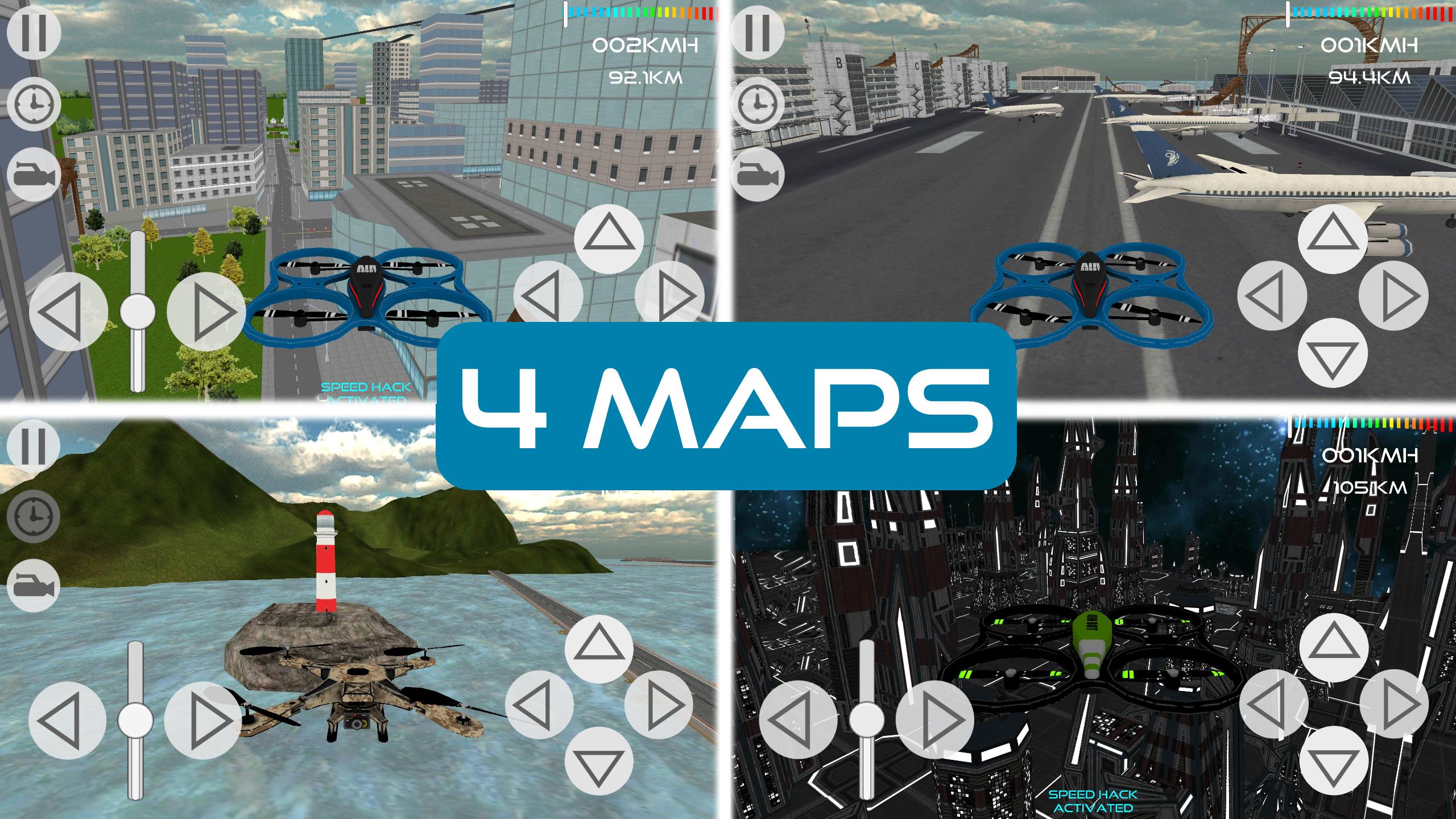 City Drone Flight Simulator