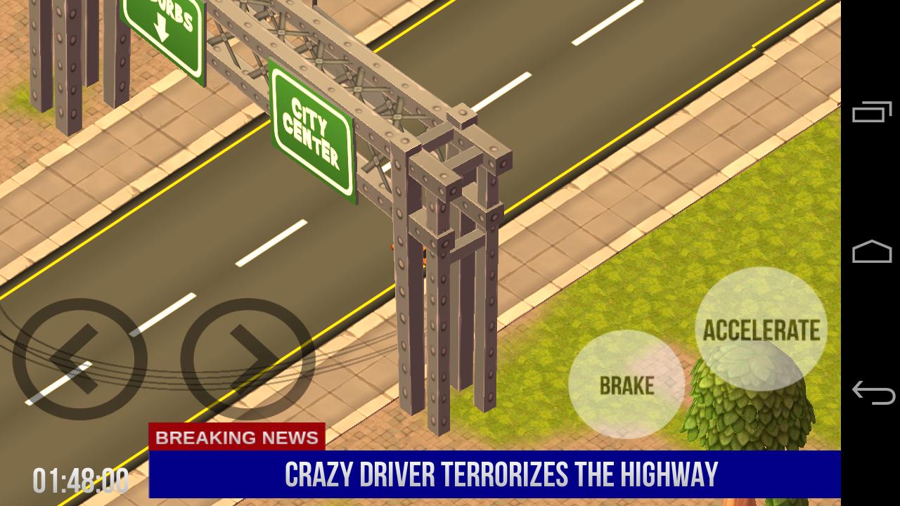 Highway Police Chase Race