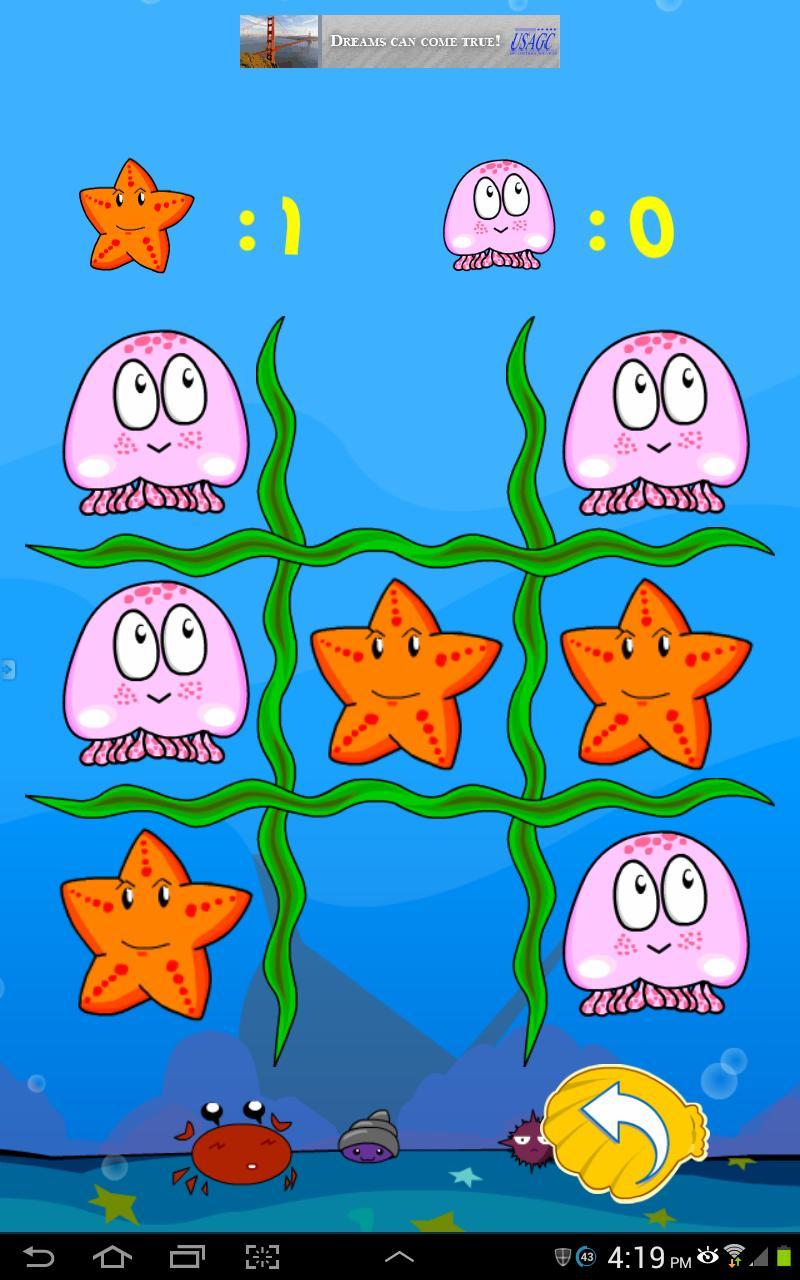 Tic Tac Toe Ocean