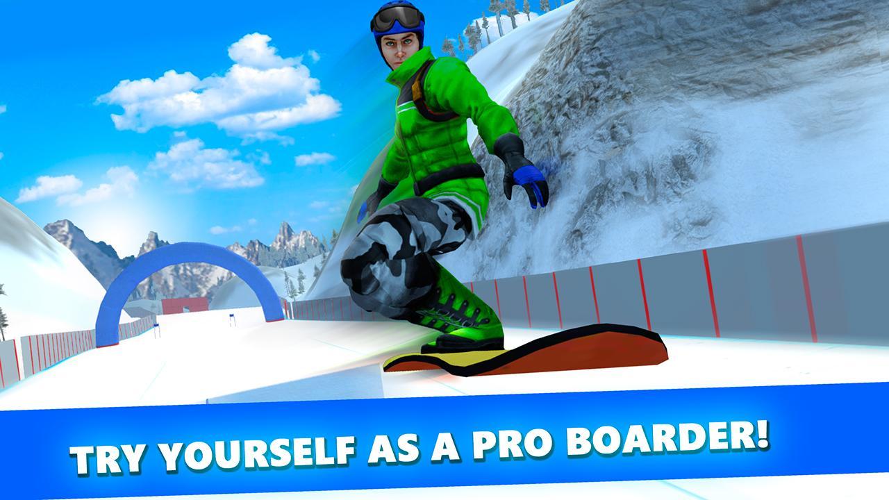 Snowboard Mountain Race