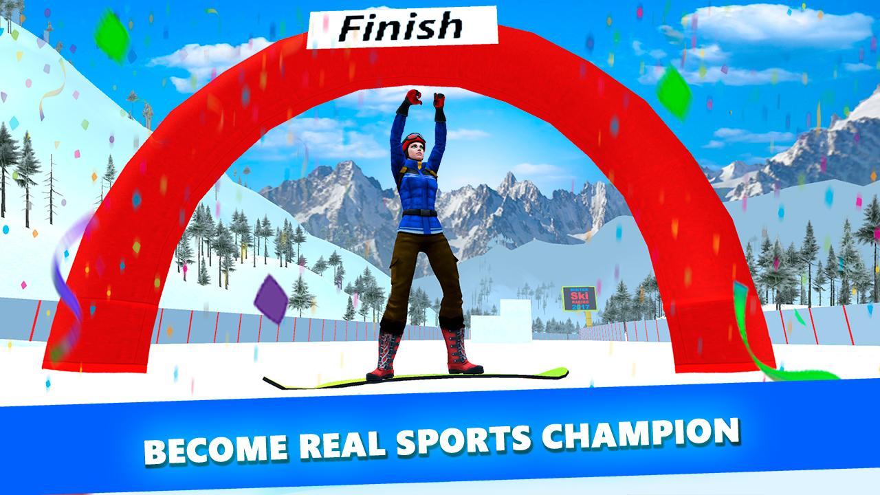 Snowboard Mountain Race