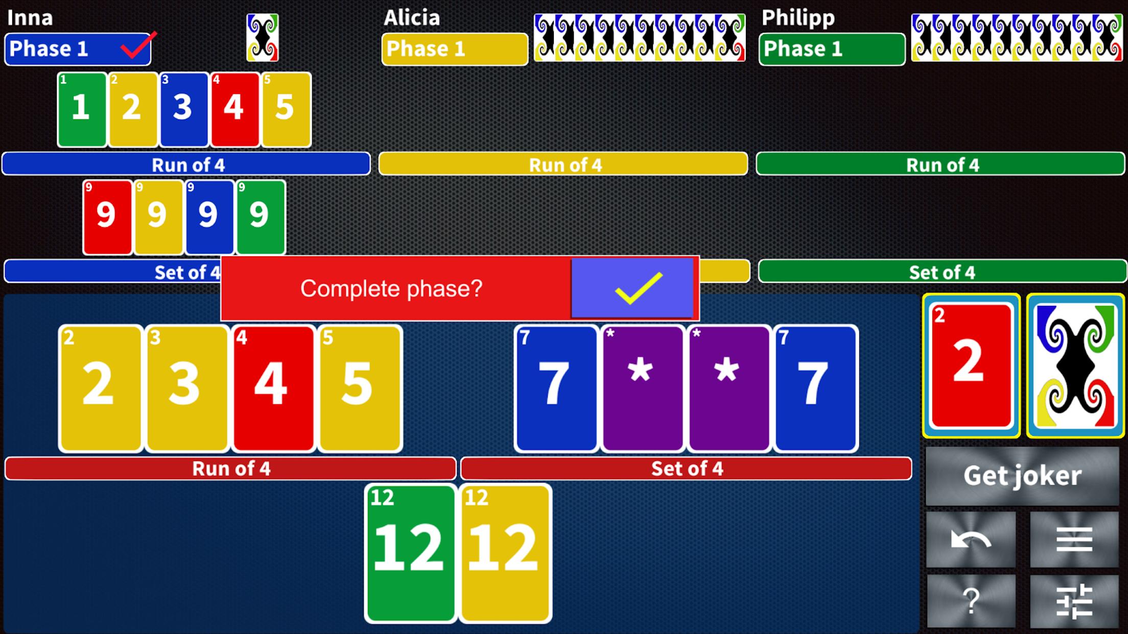 Phase Rummy