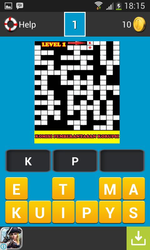 Teka Teki Kata Game
