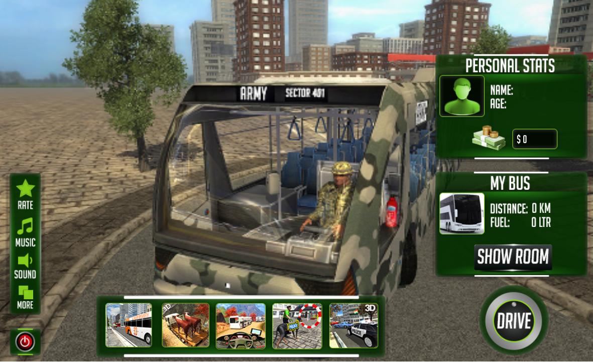 Army Bus Driver Duty