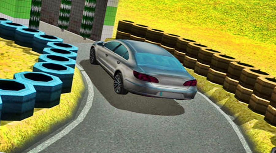 Car Park Petrol Station 3D