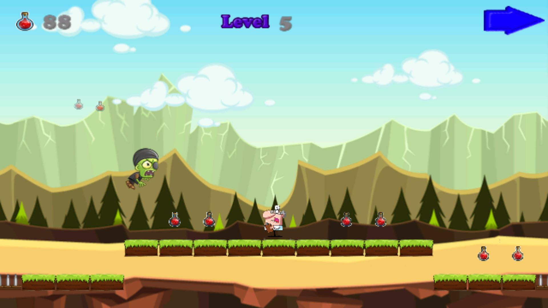 Angry Zombie Run 1