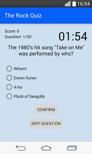 The Rock Quiz