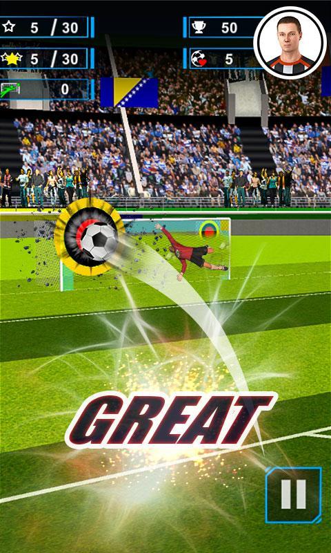 Finger Flick Soccer : Free