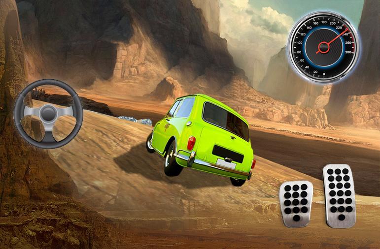 Mr-bean Hill real racing 3D