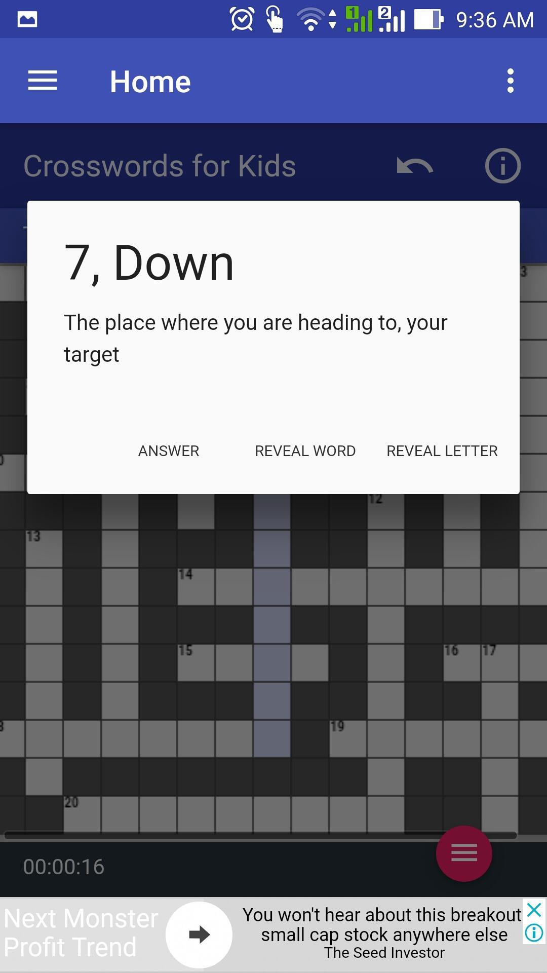 Crosswords for Kids