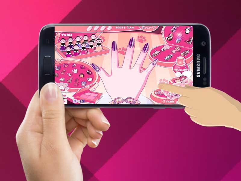 Game decorate nails